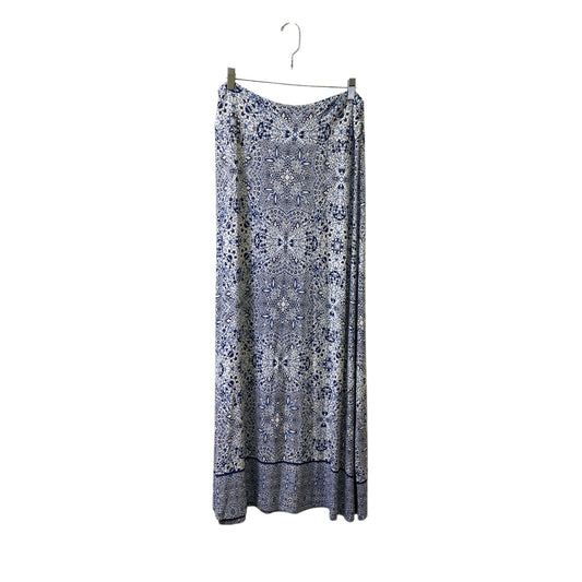 Skirt Maxi By Cynthia Rowley In Blue & White, Size:12