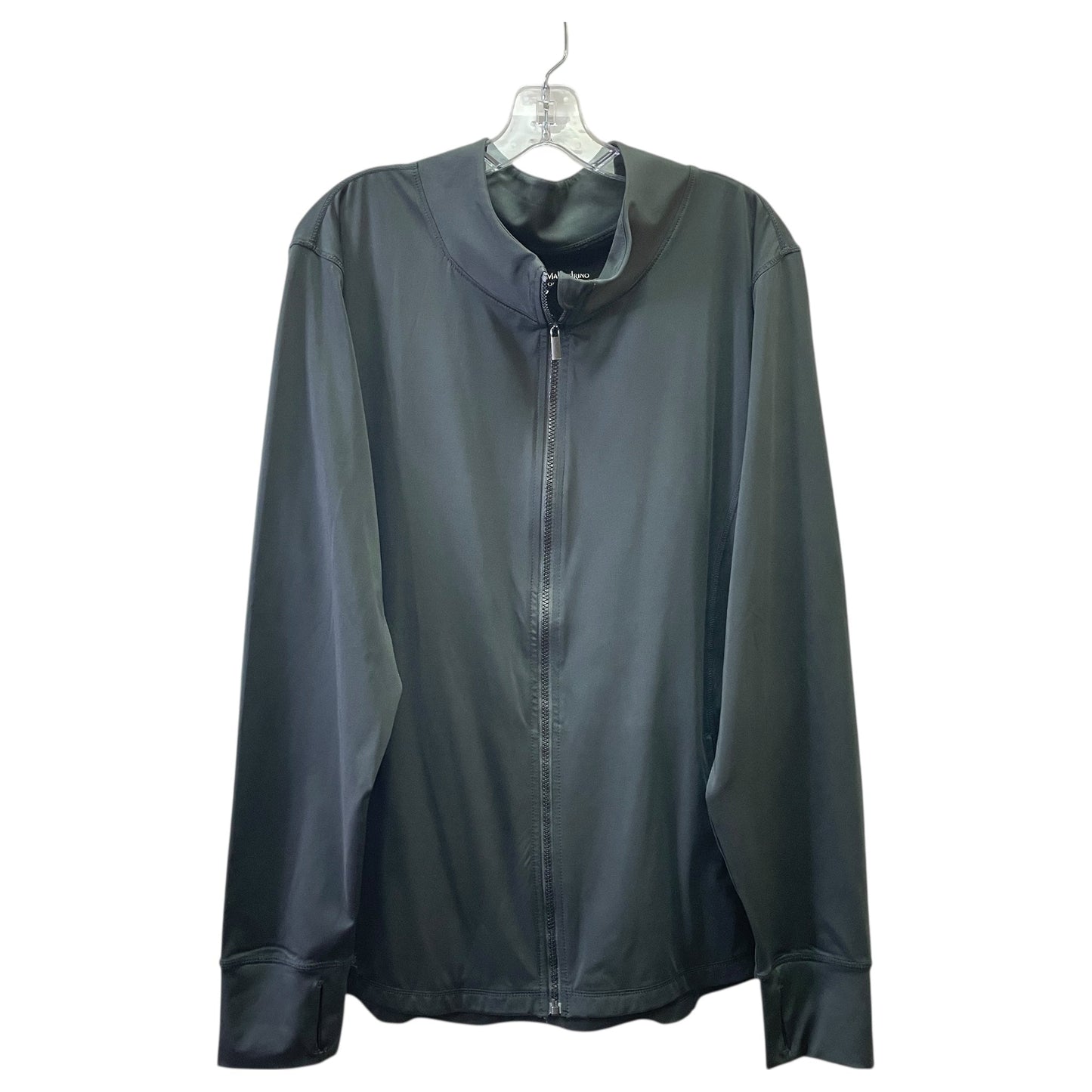 Athletic Jacket By Catherine Malandrino In Black, Size:3X