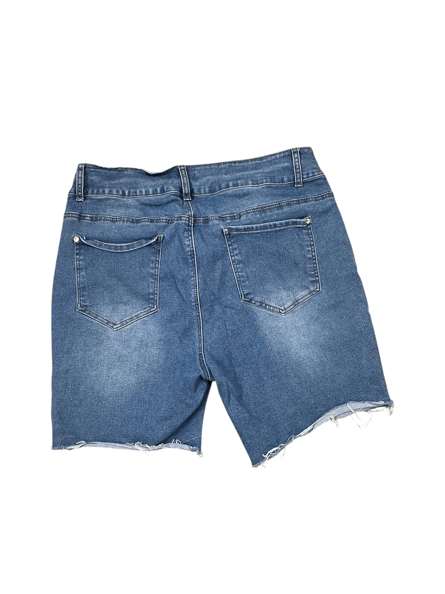 Shorts By Clothes Mentor In Blue Denim, Size:22