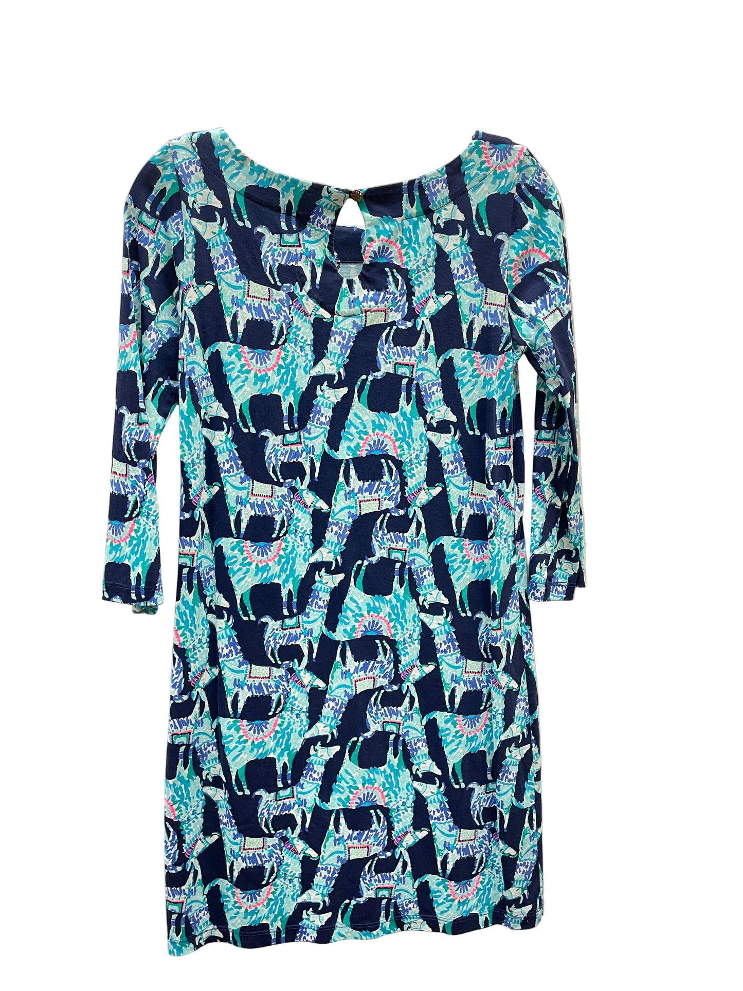 Dress Designer By Lilly Pulitzer In Blue, Size:Xs