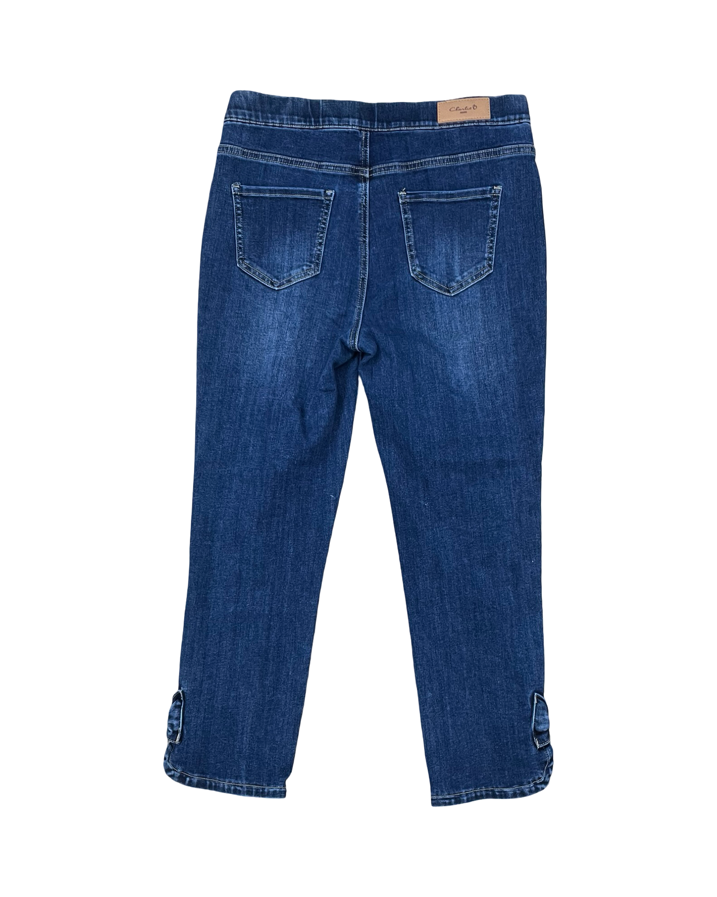 Jeans Jeggings By Charlie B In Blue Denim, Size:4