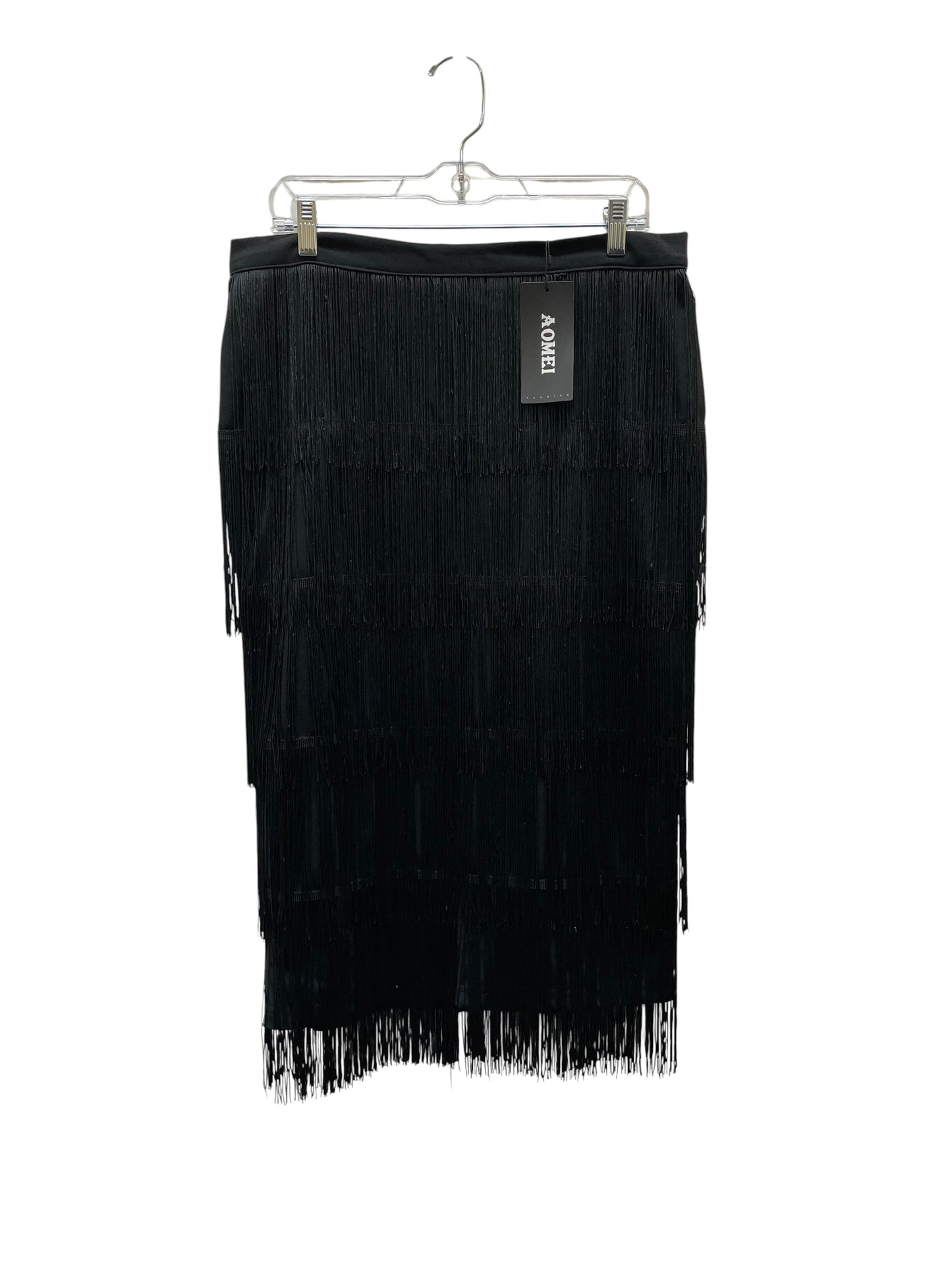 Skirt Maxi By Aomei In Black, Size:Xl