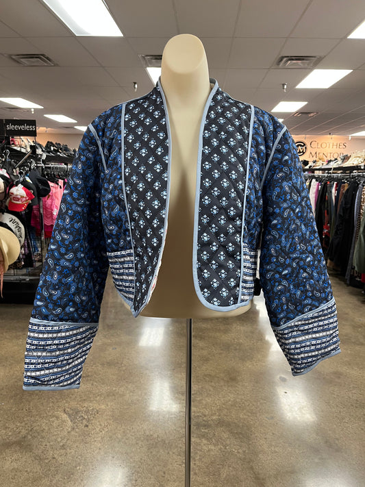 Jacket Puffer & Quilted By Sunday Up In Floral Print, Size:S