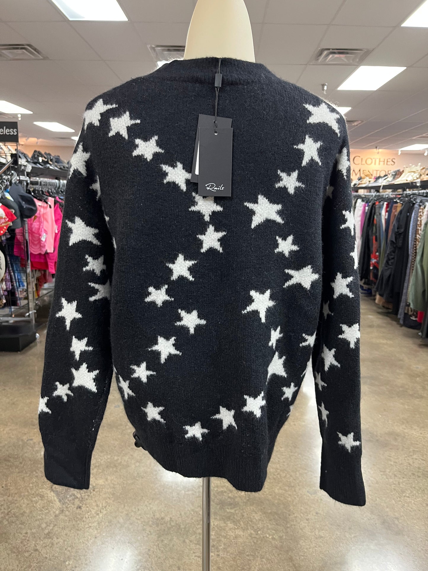 Sweater By Rails In Black & White, Size:S
