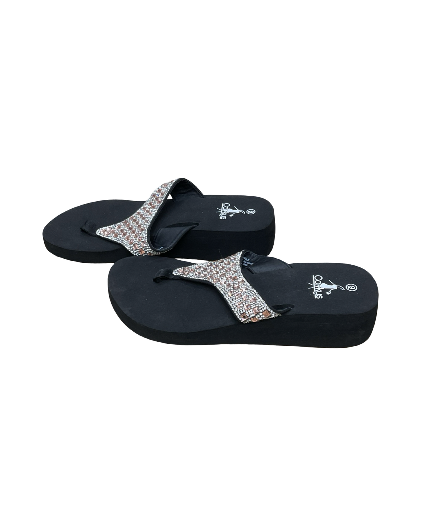 Sandals Flats By Corkys In Pink, Size:9.5