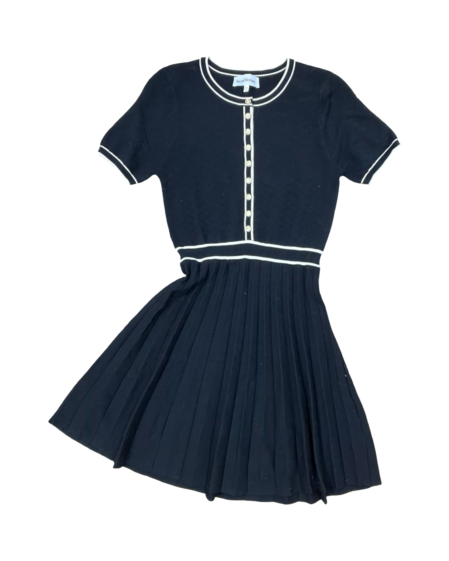 Dress Casual Midi By Heartloom In Black, Size:M