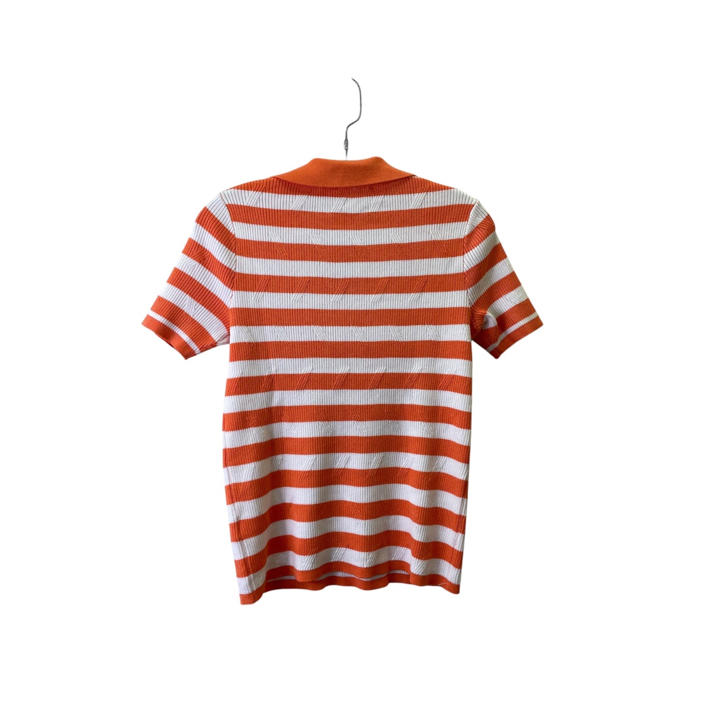 Top Ss By Rio & Rian In Orange & White, Size:Sp