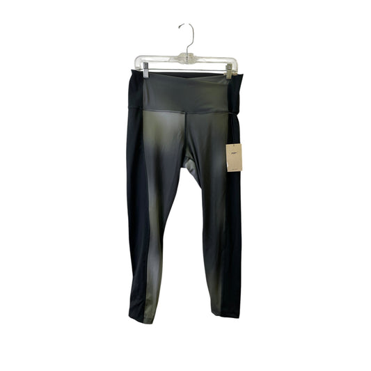 Athletic Leggings By Nike Apparel In Black & Green, Size:Xl
