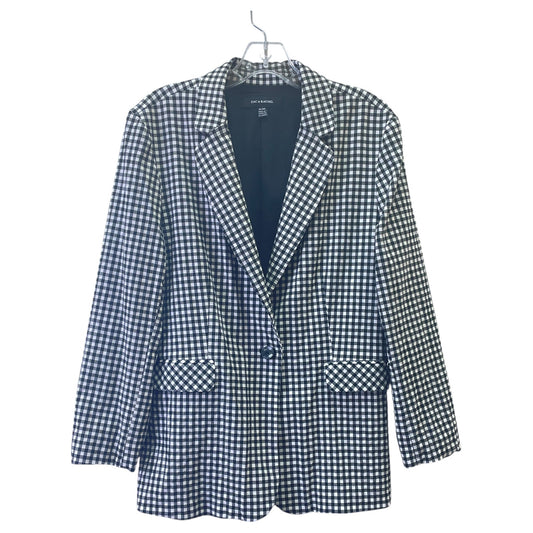 Blazer By Zac And Rachel In Black & White, Size:Xl