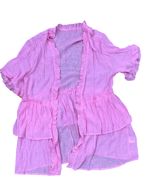 Cardigan By Clothes Mentor In Pink, Size:Osfm