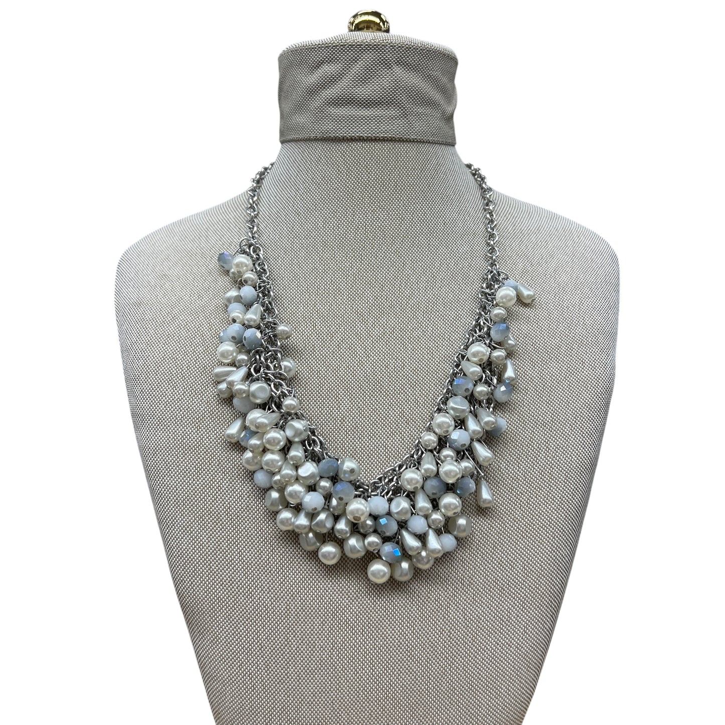 Necklace Statement In Grey