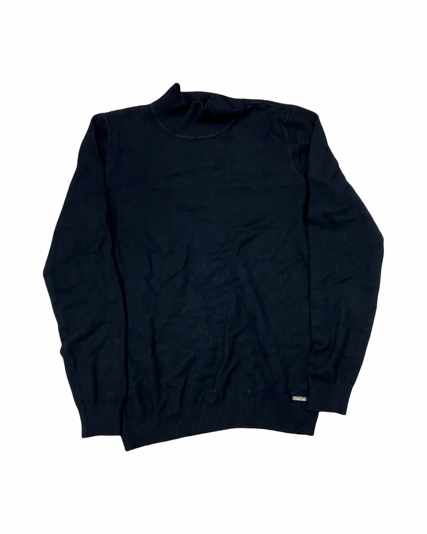 Top Ls By Calvin Klein In Black, Size:M