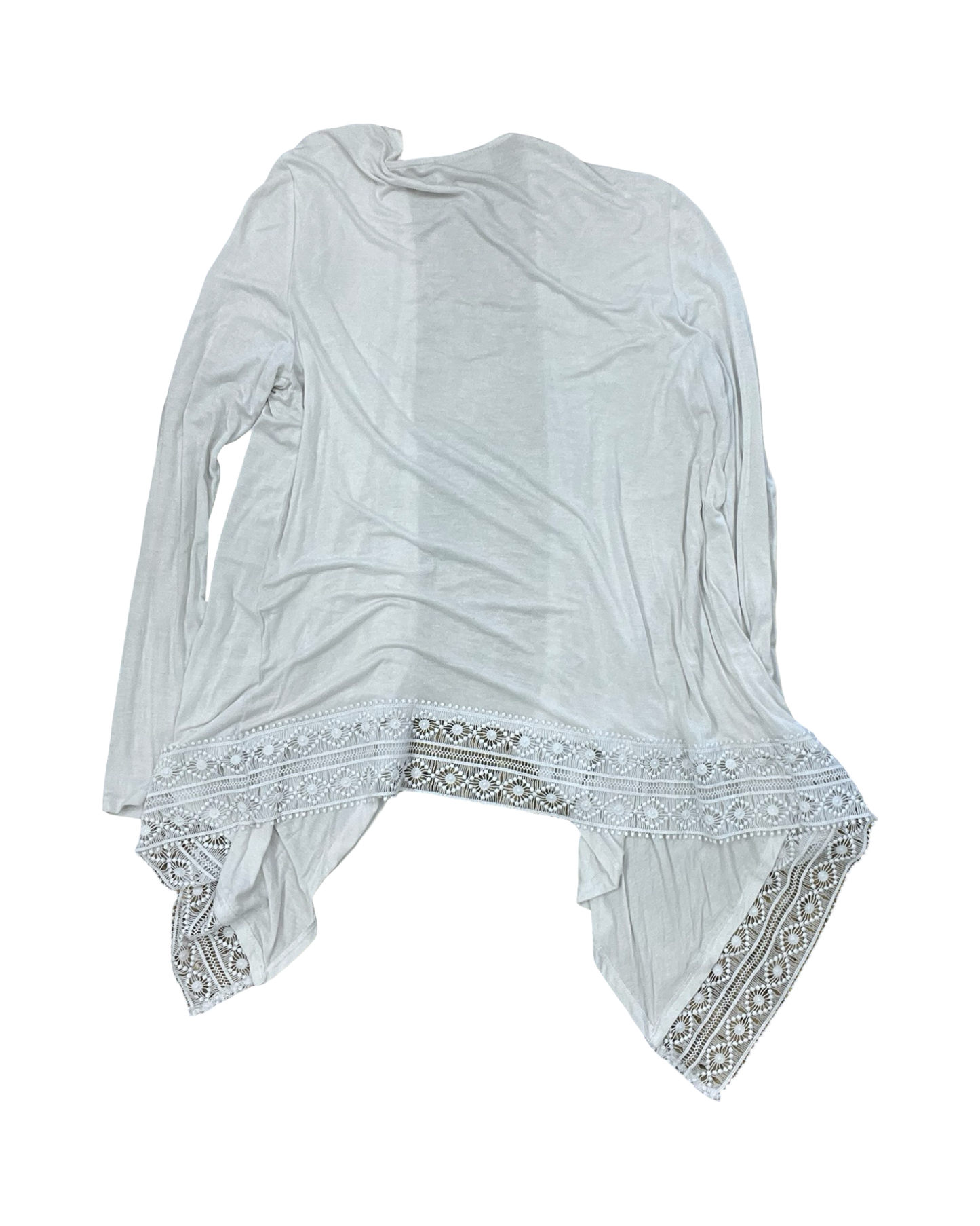 Cardigan By Dana Buchman In White, Size:M