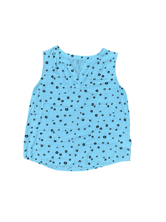 Top Sleeveless By Clothes Mentor In Blue, Size:M