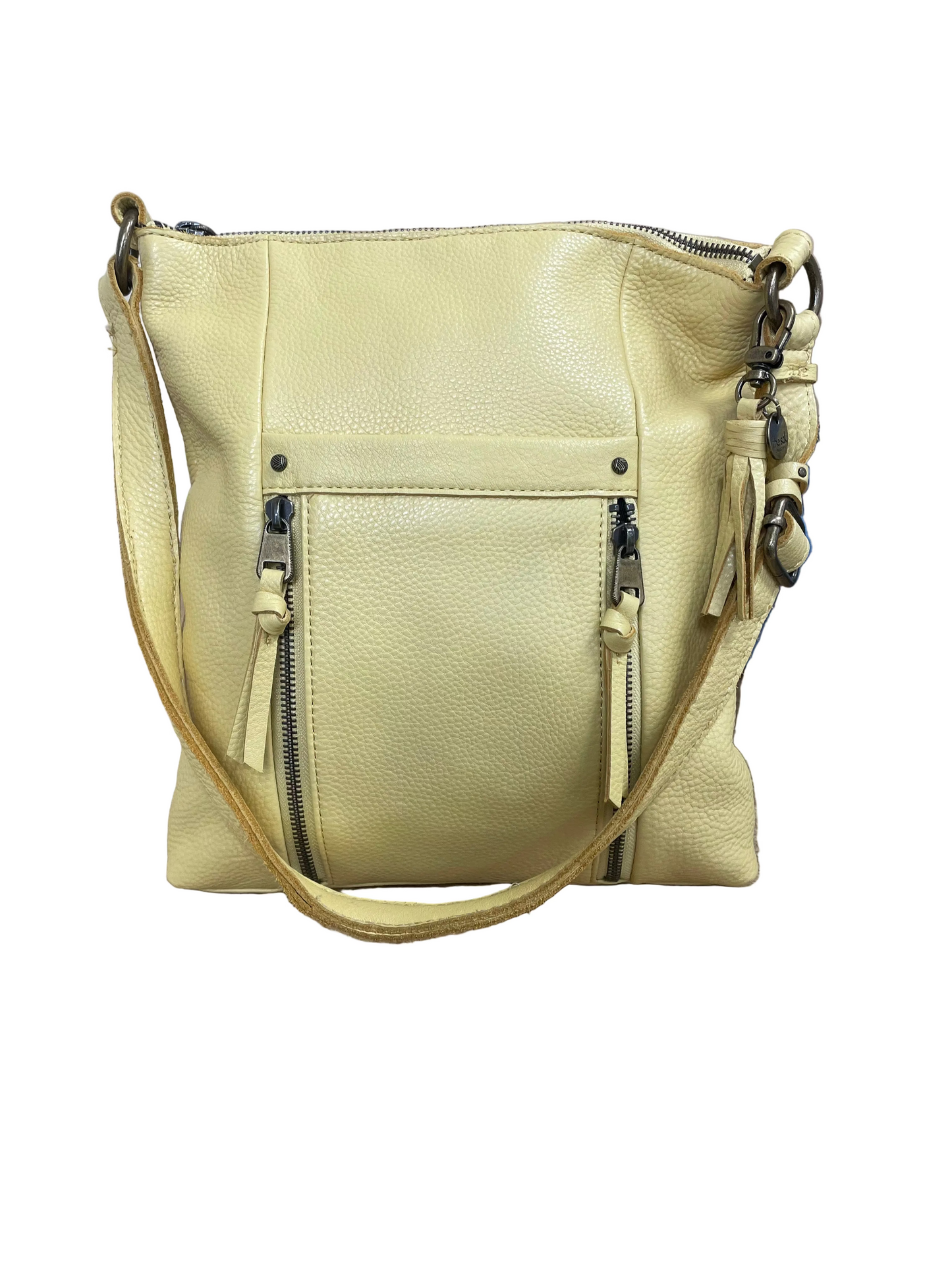 Crossbody Leather By The Sak In Yellow, Size:Large