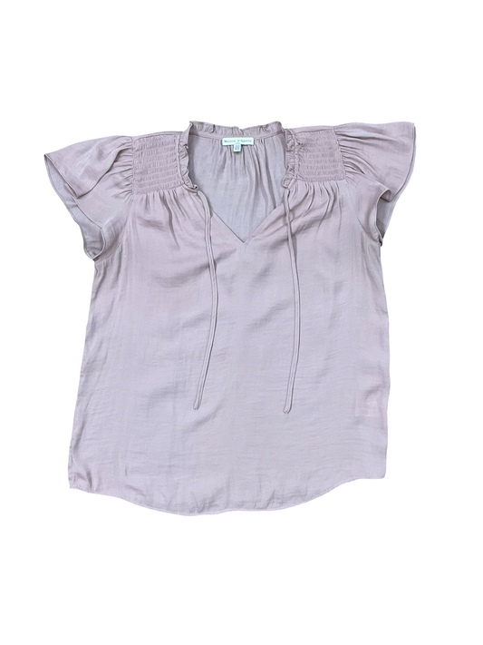 Top Sleeveless By Maison Damelie In Pink, Size:Xs