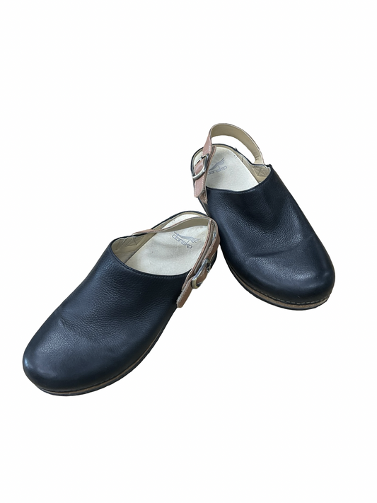 Shoes Heels Wedge By Dansko In Black, Size:10.5
