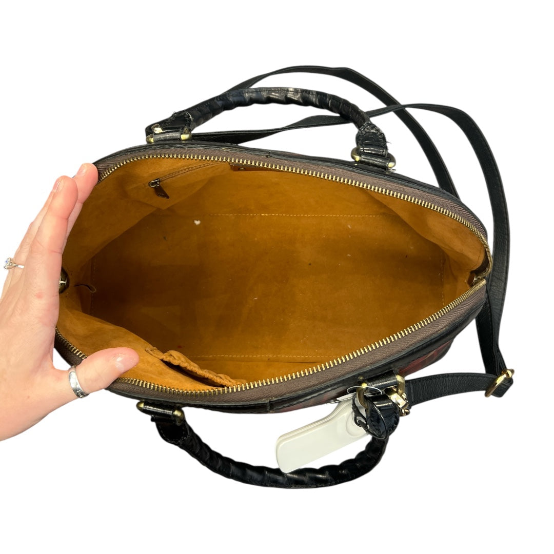 Handbag Designer By Patricia Nash In Plaid Pattern, Size:Large