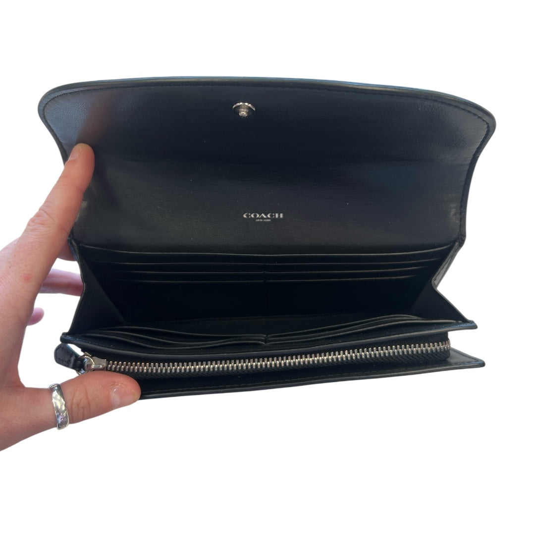 Wallet Designer By Coach In White, Size:Large