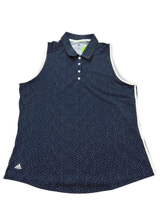 Athletic Tank Top By Adidas In Blue, Size:Xl