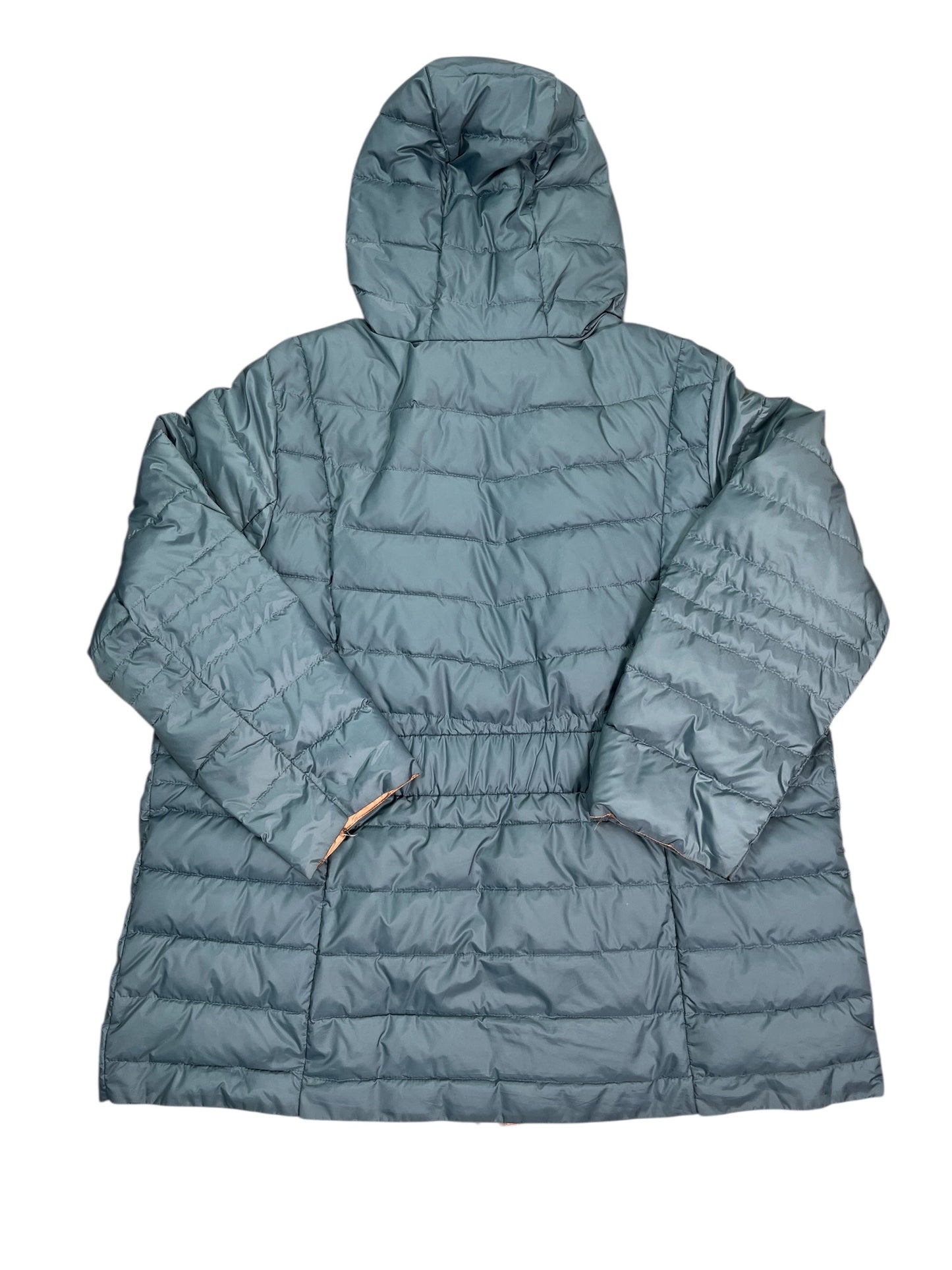 Coat Puffer & Quilted By Clothes Mentor In Blue, Size:3X