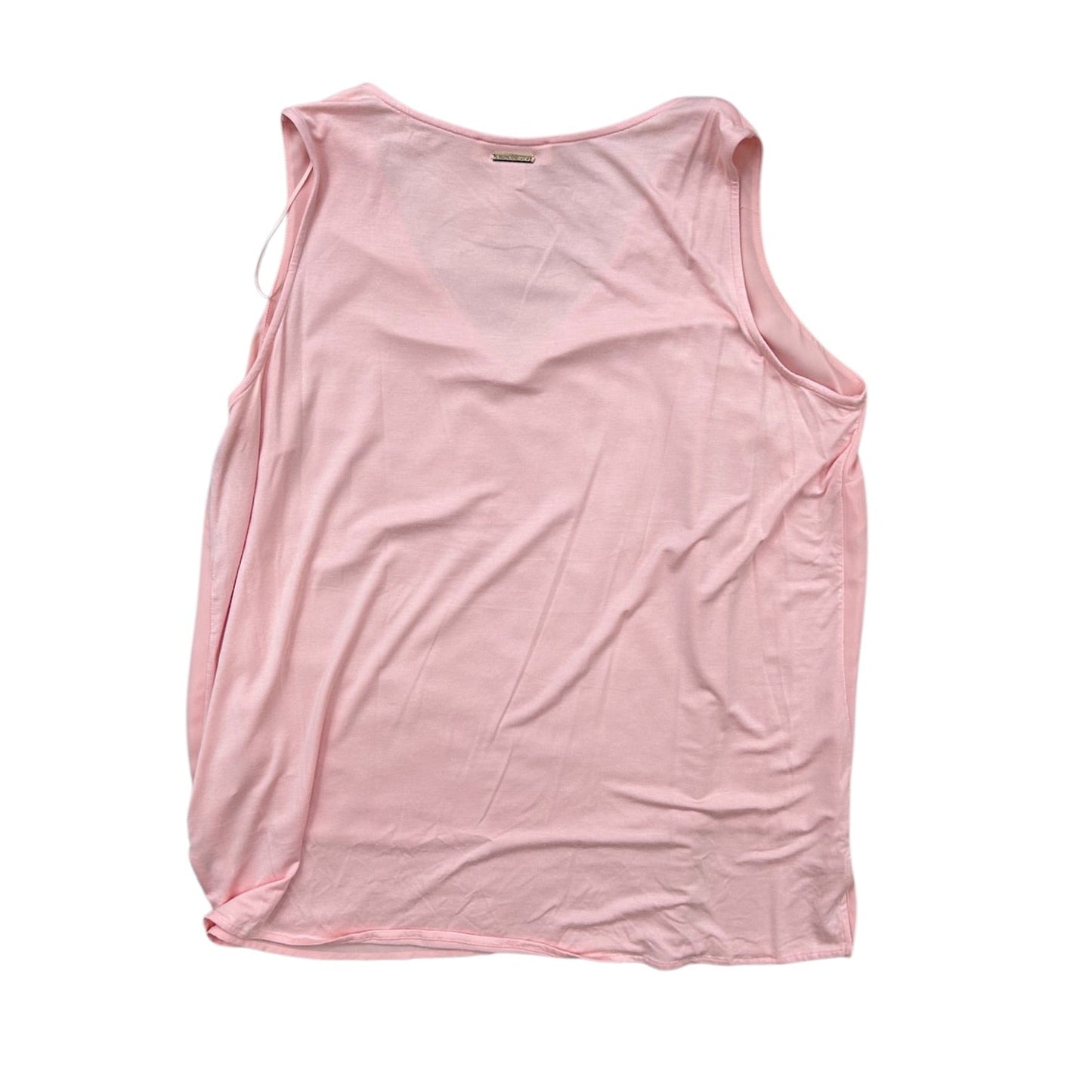 Top Sleeveless By Michael By Michael Kors In Peach, Size:1X