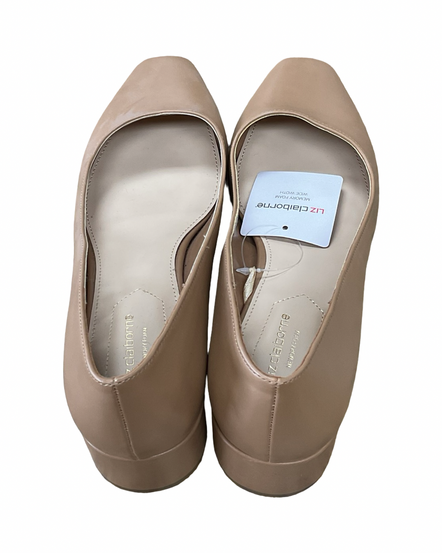 Shoes Heels Block By Liz Claiborne In Tan, Size:9