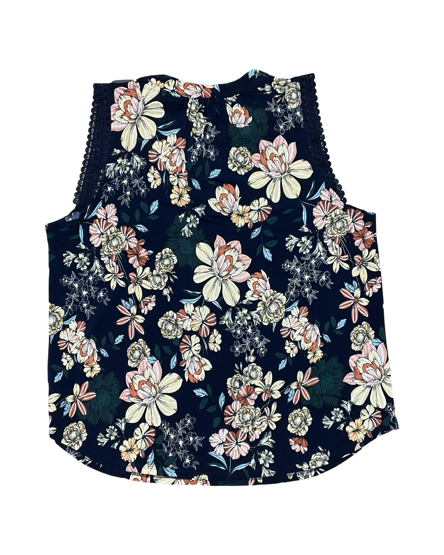 Top Sleeveless By Clothes Mentor In Navy, Size:3X