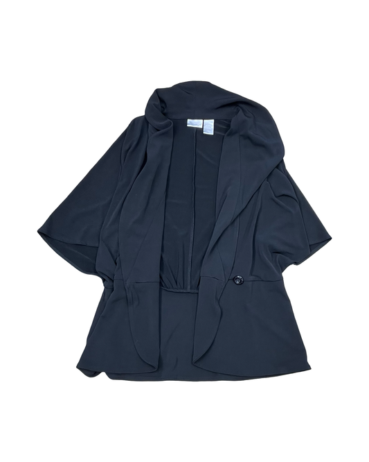 Cardigan By Clothes Mentor In Black, Size:L