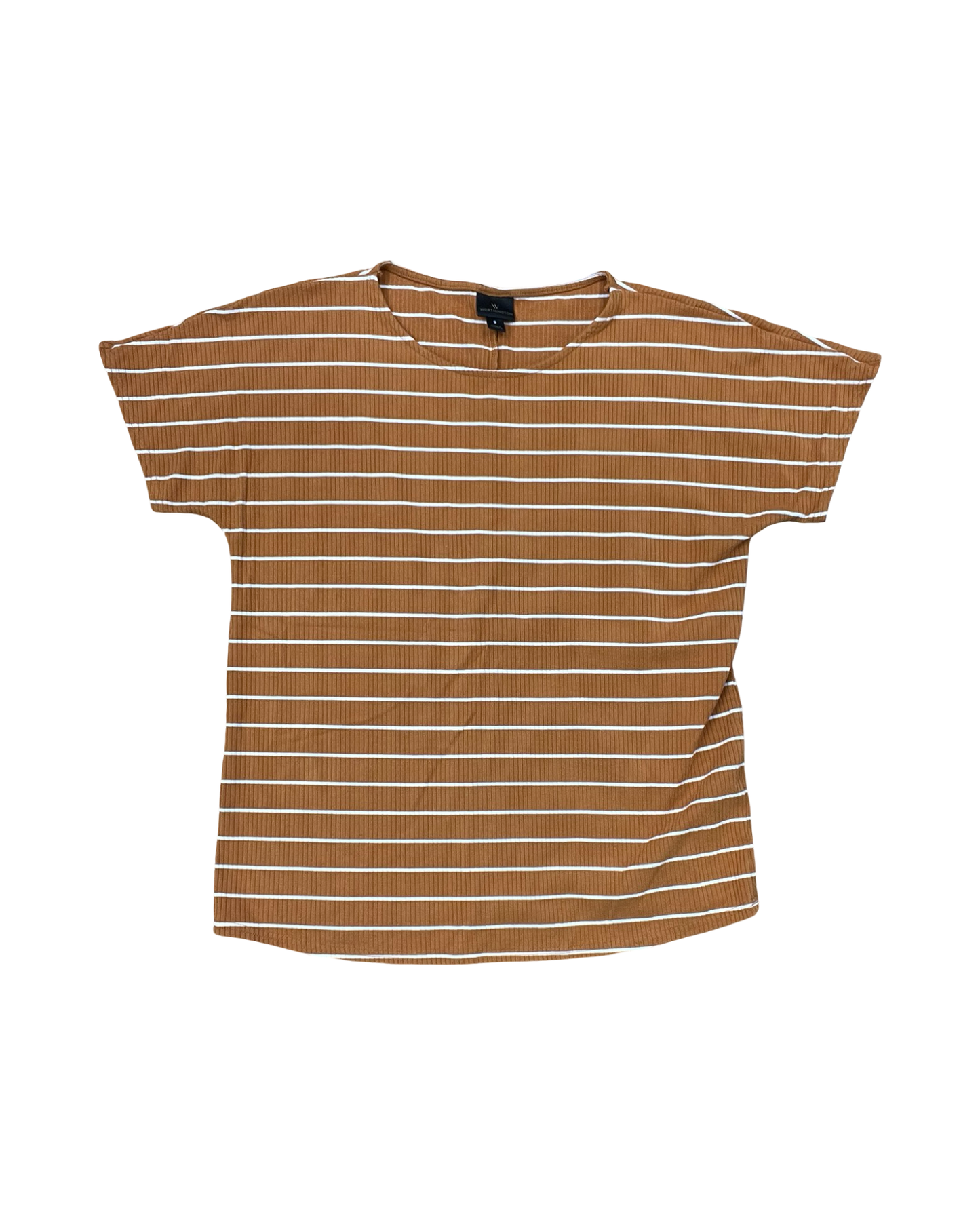 Top Ss By Worthington In Orange & White, Size:S