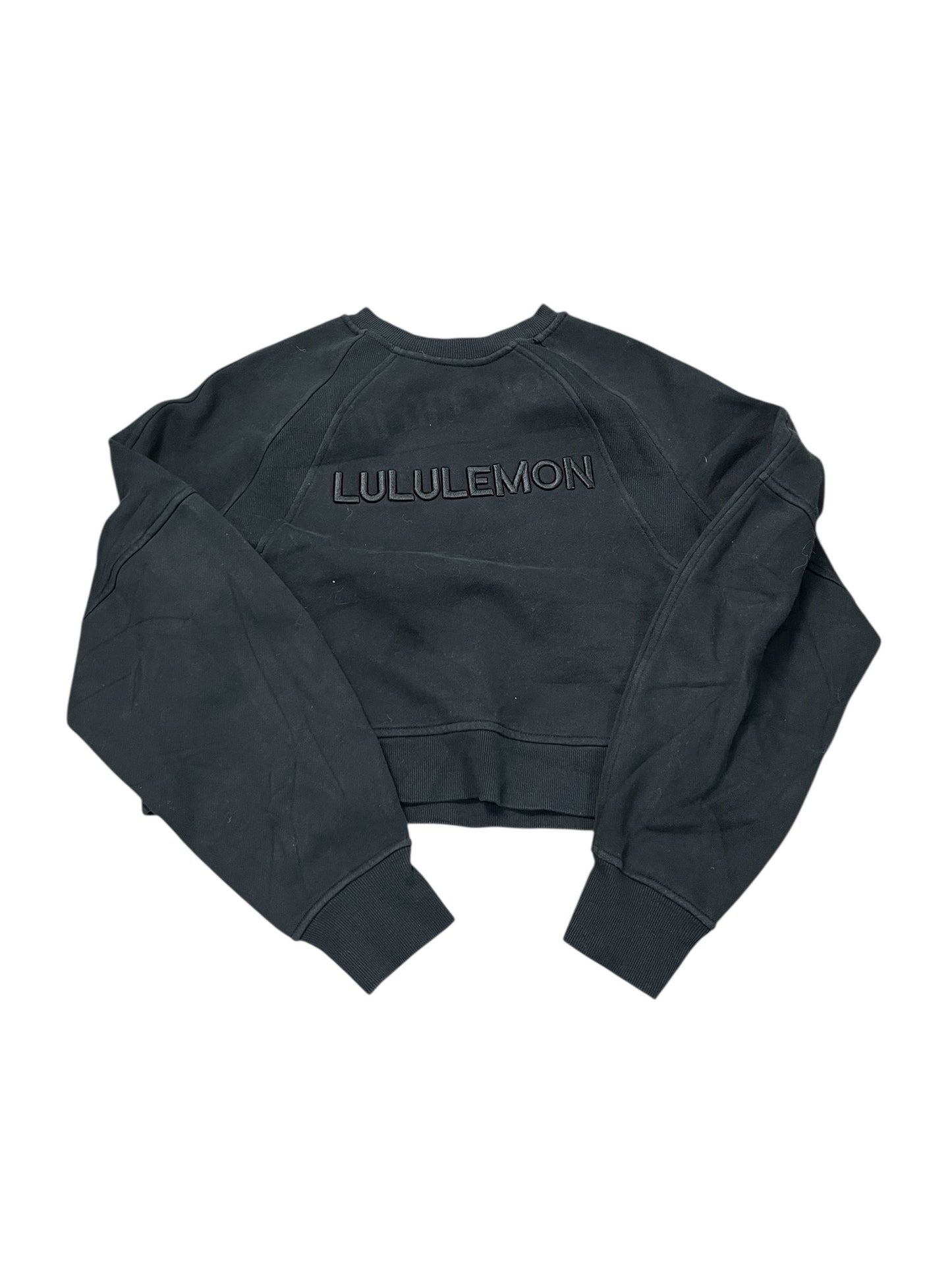 Sweatshirt Crewneck By Lululemon In Black, Size:Xs