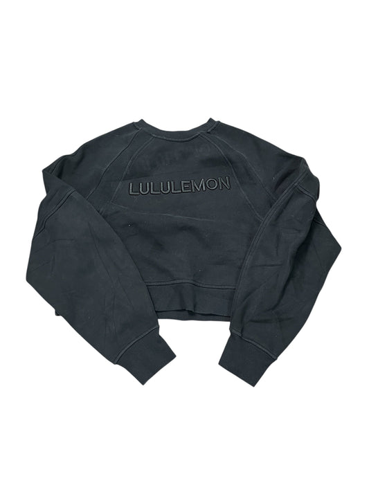 Sweatshirt Crewneck By Lululemon In Black, Size:Xs