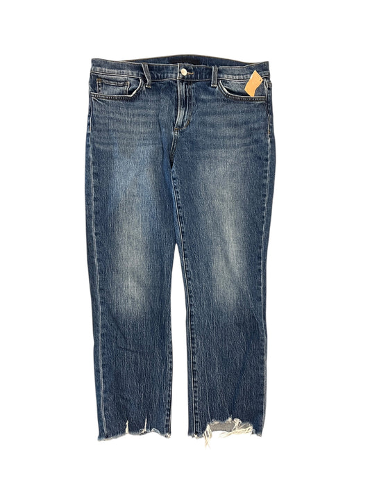 Jeans Cropped By Joes Jeans In Blue Denim, Size:14