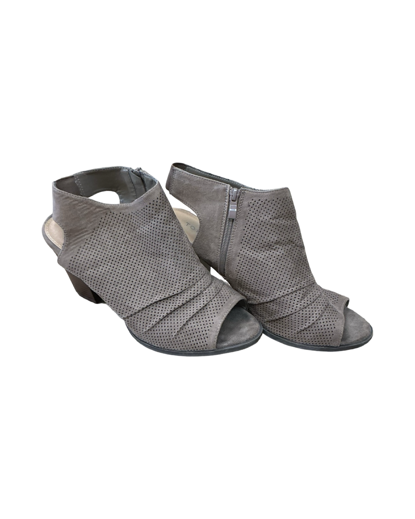Shoes Heels Block By Torrid In Brown, Size:10.5