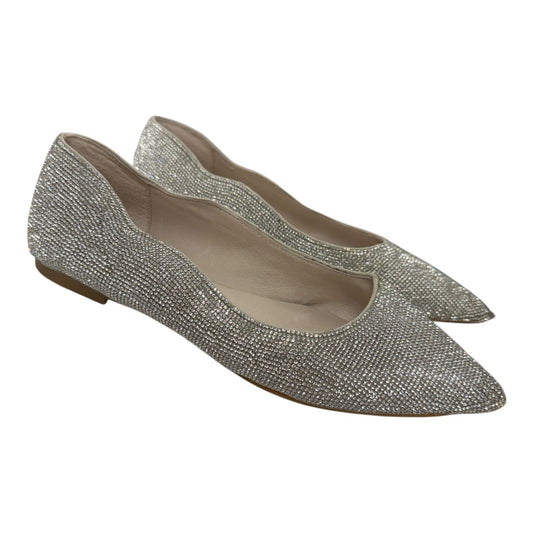 Shoes Flats By Gianni Bini In Silver, Size:9