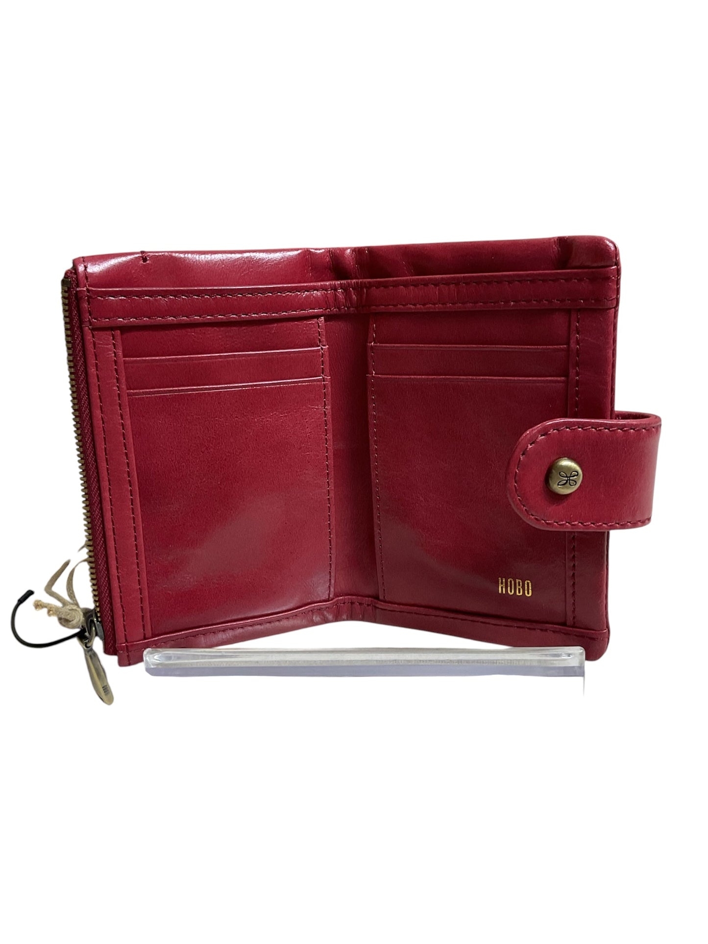 Wallet Leather By Hobo Intl In Red, Size:Small