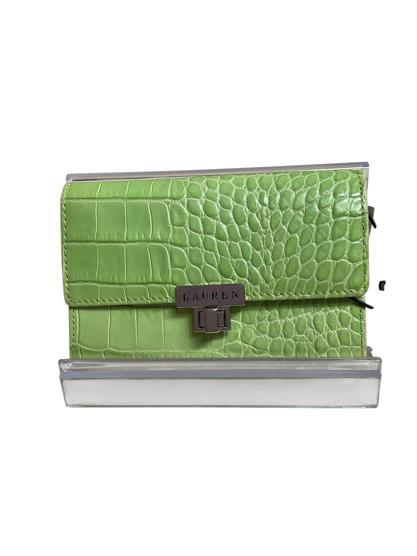 Wallet By Lauren By Ralph Lauren In Green, Size:Medium