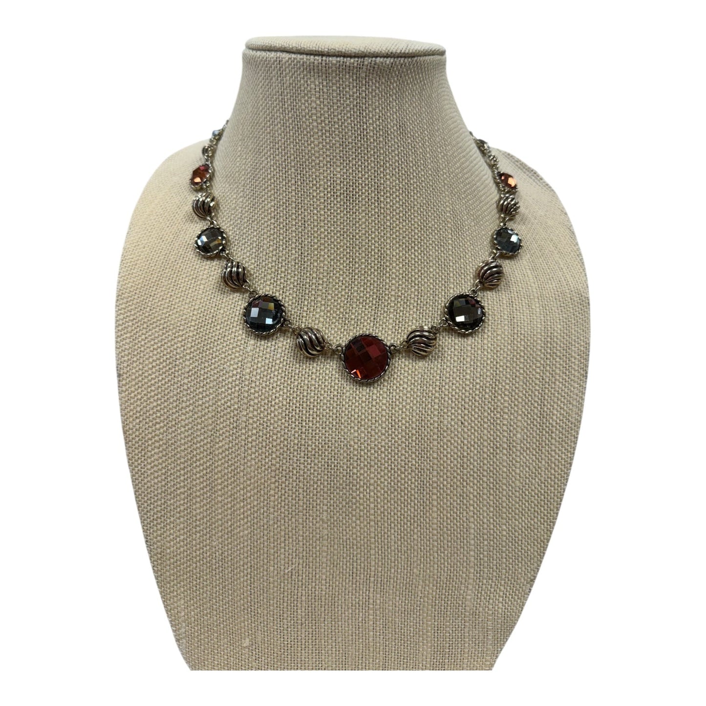 Necklace Statement  In Multi