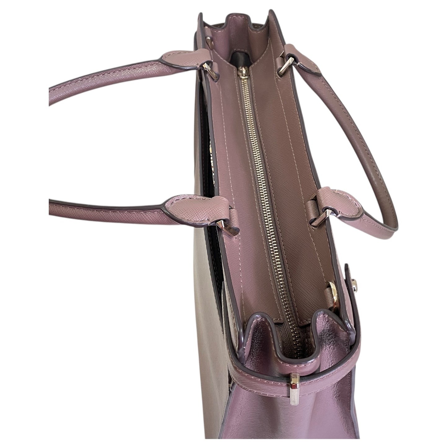 Tote Designer By Kate Spade In Taupe, Size:Large