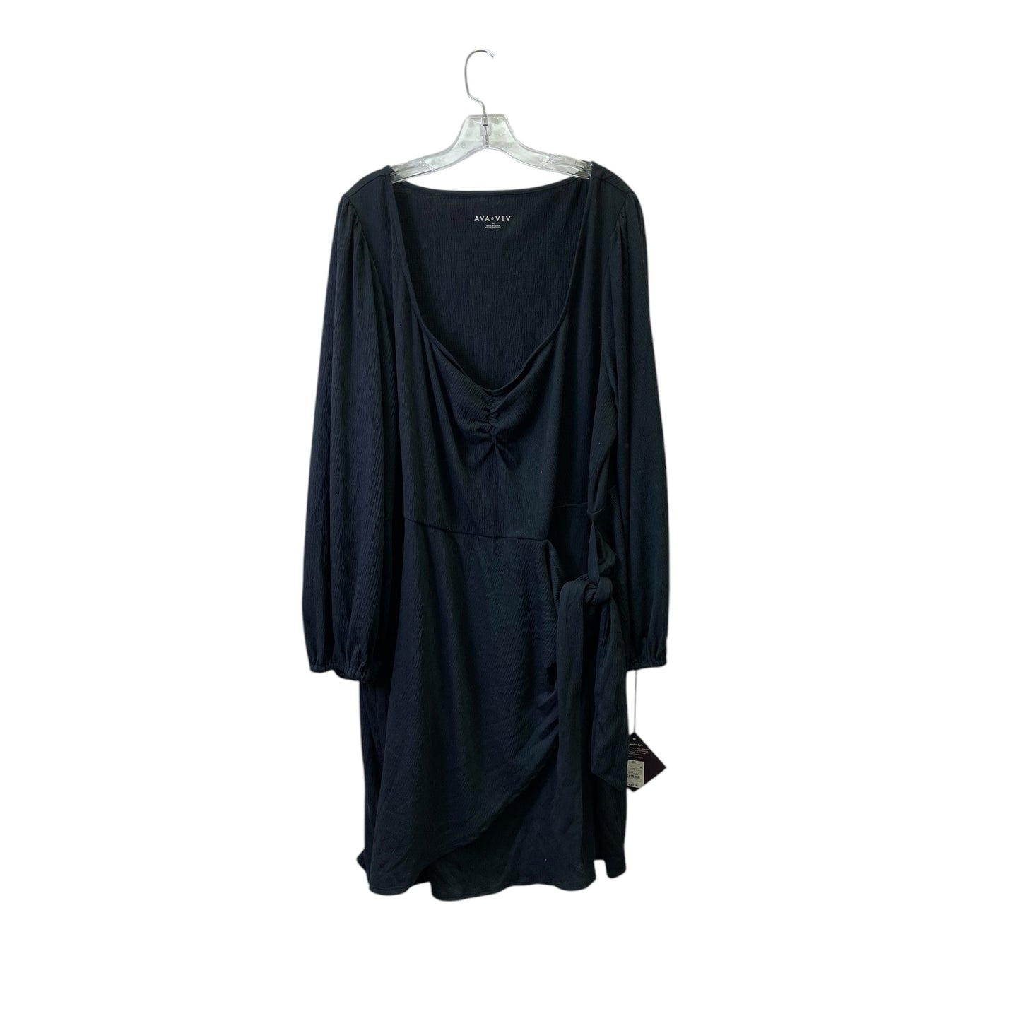 Dress Casual Maxi By Ava & Viv In Black, Size:3
