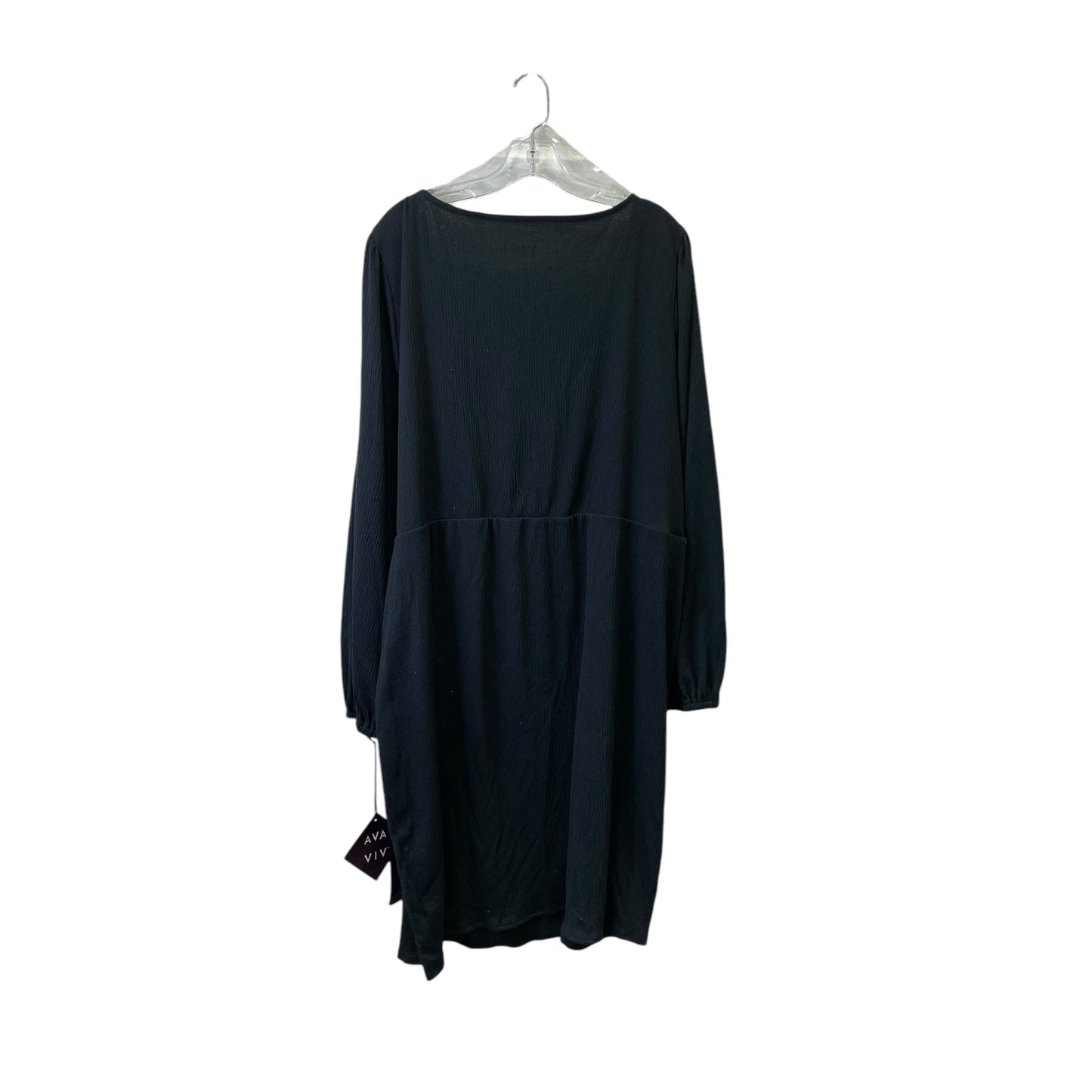 Dress Casual Maxi By Ava & Viv In Black, Size:3