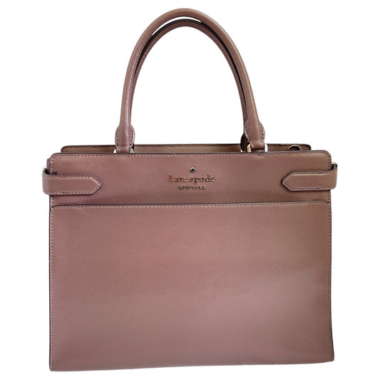 Tote Designer By Kate Spade In Taupe, Size:Large