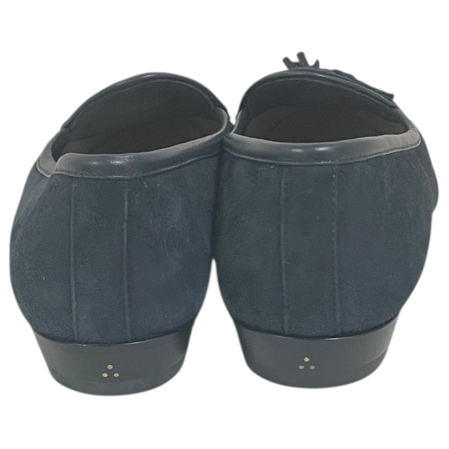 Shoes Flats By BAUDOIN & LANGE In Blue, Size:6.5