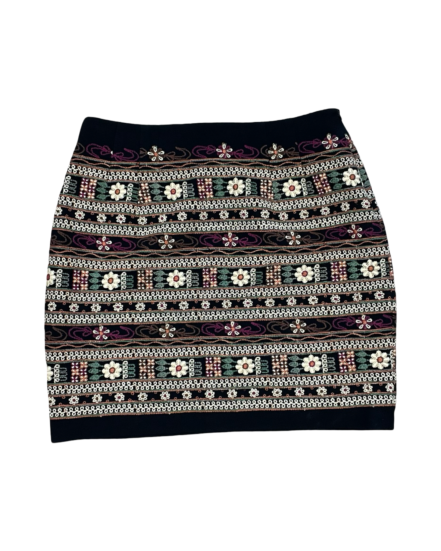 Skirt Mini & Short By Cynthia Steffe In Black & Tan, Size:L