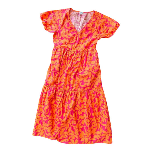 Dress Casual Maxi By J. Crew In Floral Print, Size:6