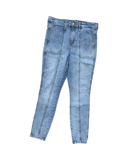 Jeans Skinny By Universal Thread In Blue Denim, Size:10
