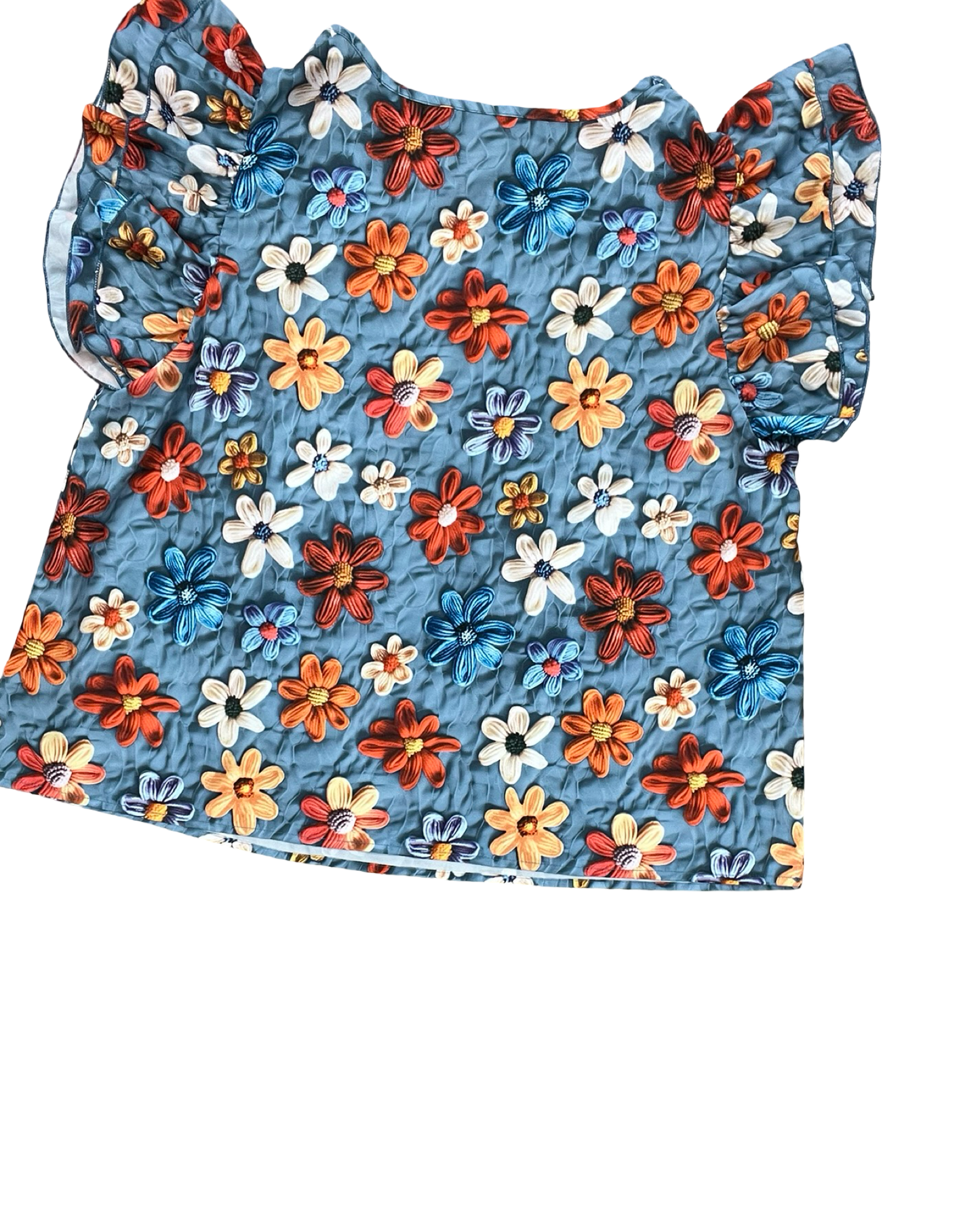 Top Ss By Clothes Mentor In Blue, Size:2X