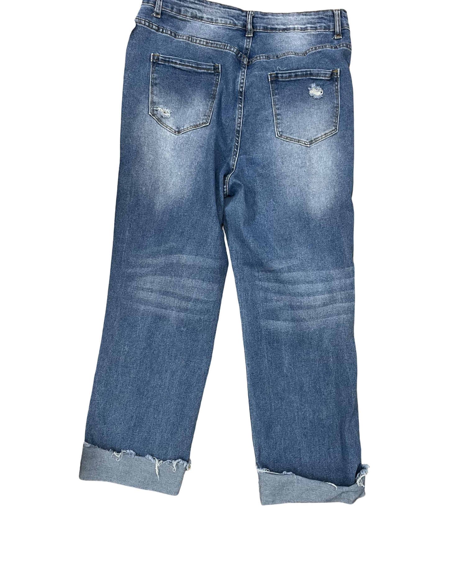 Jeans Cropped By Clothes Mentor In Blue Denim, Size:2X
