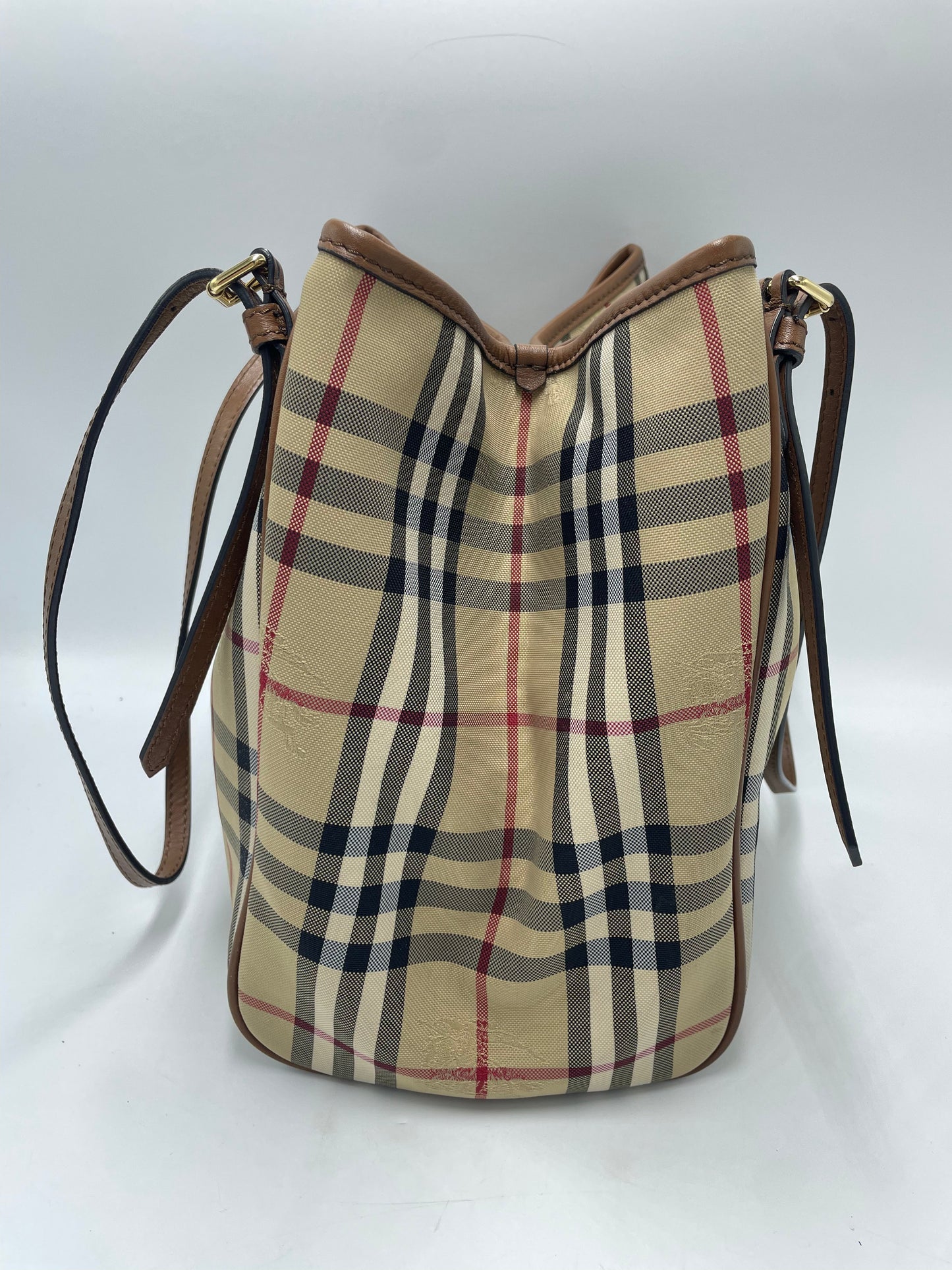 Burberry Horseferry Check Luxury Tote / Handbag