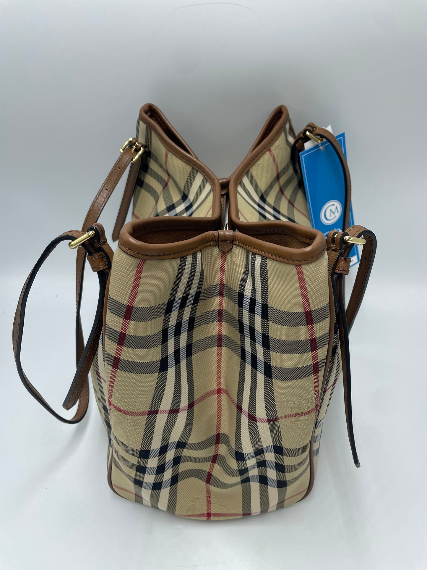 Burberry Horseferry Check Luxury Tote / Handbag